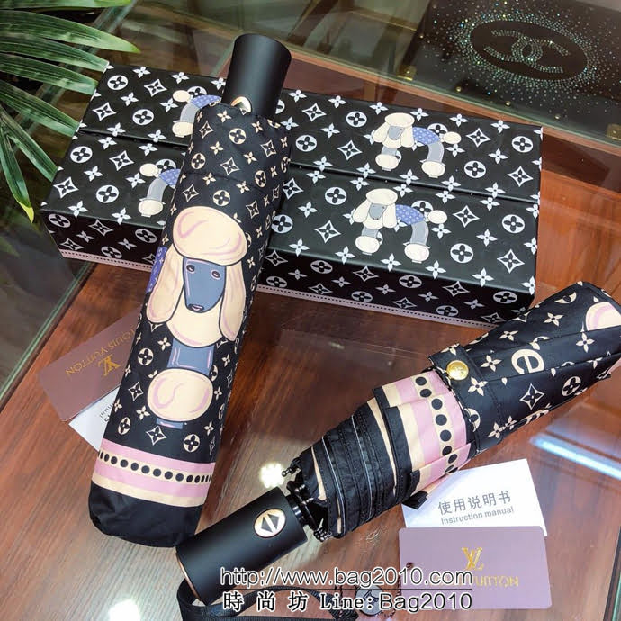 路易威登LV 全自動三折睛雨傘 今年最火爆時尚單品 防雨防紫外線隔熱傘  sll1034